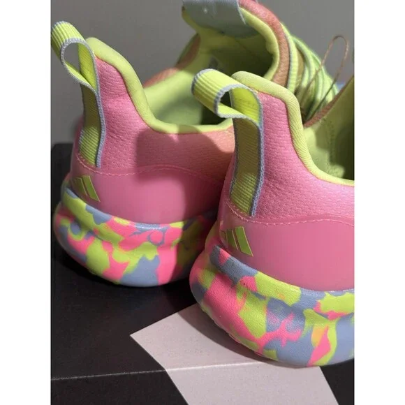 New Adidas Big Kids Girls SZ 7 Lite Racer Adapt 7.0 Running Gym Slip On Shoes - Picture 3 of 15